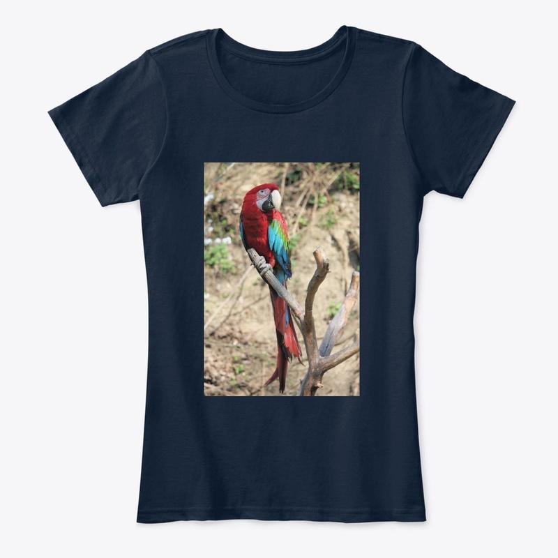 Red Parrot t-shirt